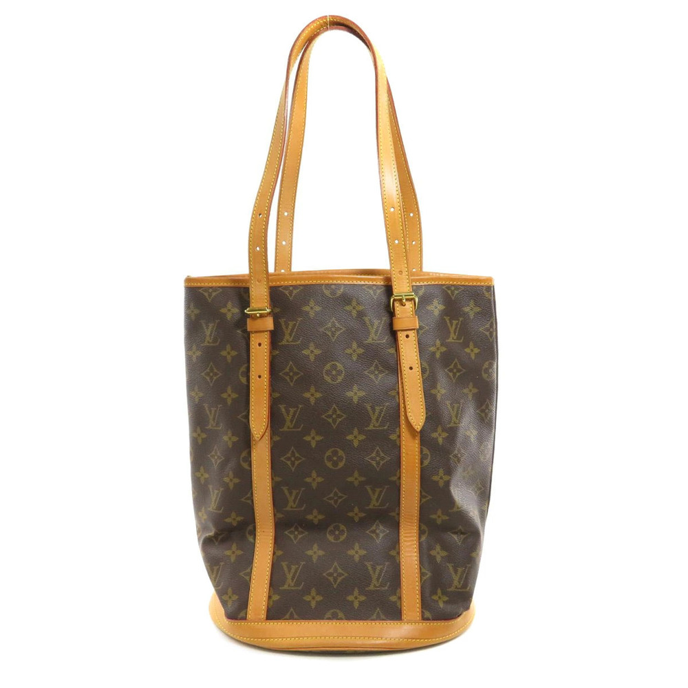 Louis Vuitton Monogram Canvas Tote Bag Bucket Brown